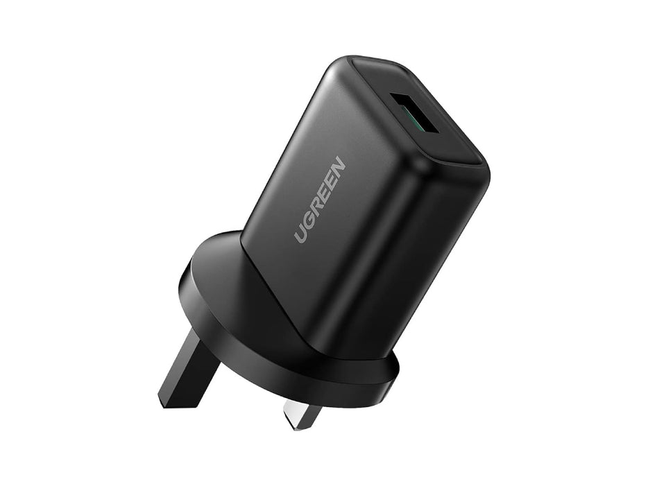 UGREEN 18W USB Fast Charger, Wall Plug QC 3.0 Travel Adapter