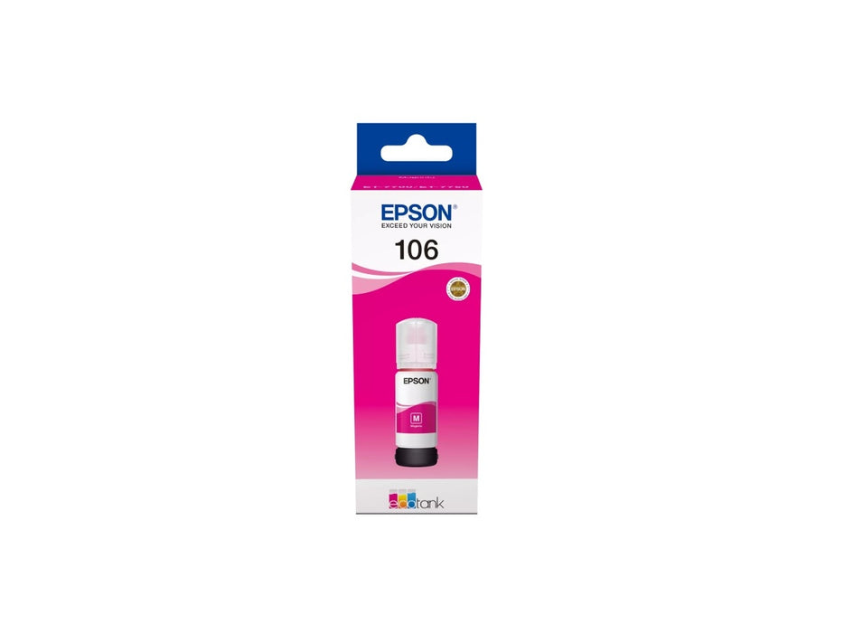 Epson 106 EcoTank Magenta Ink Bottle (70 ml)