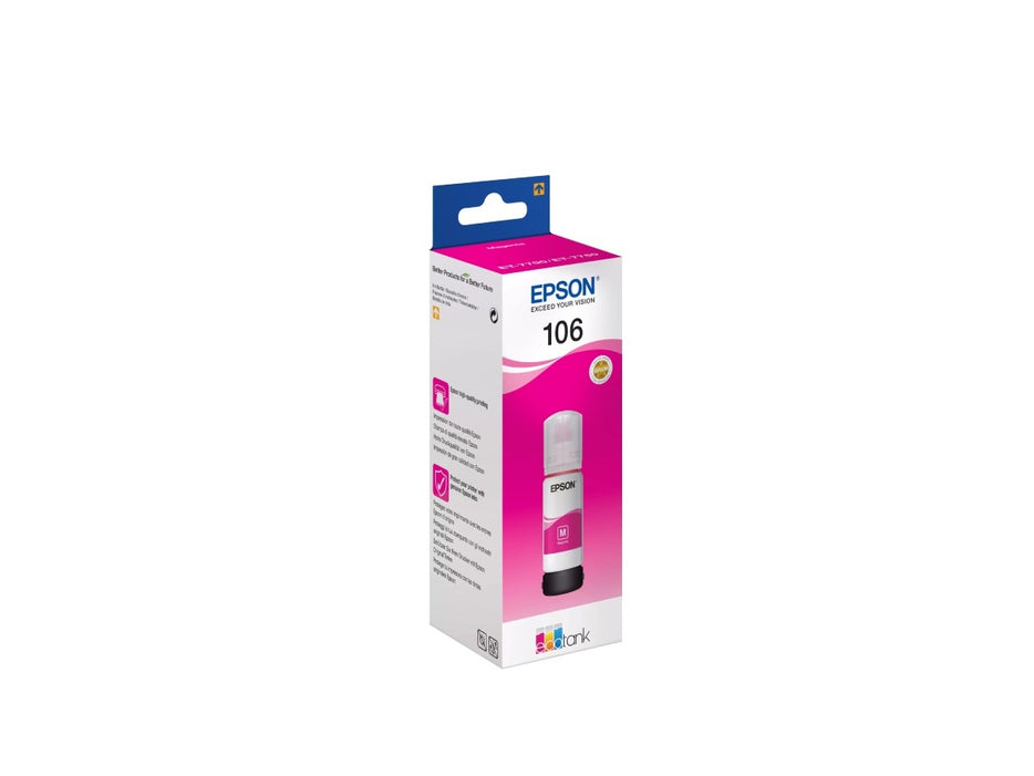 Epson 106 EcoTank Magenta Ink Bottle (70 ml)