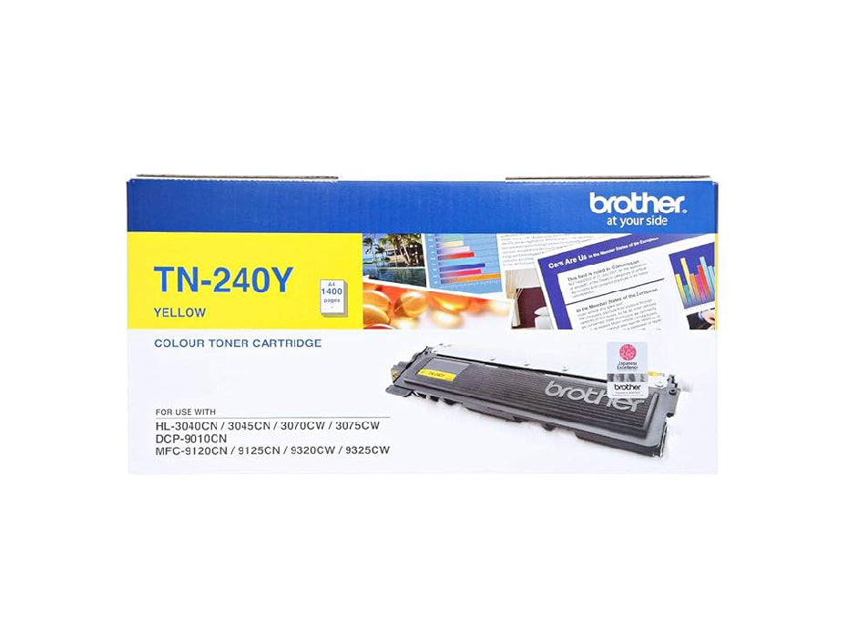 Brother TN-240 Yellow Toner Cartridge (TN-240Y)