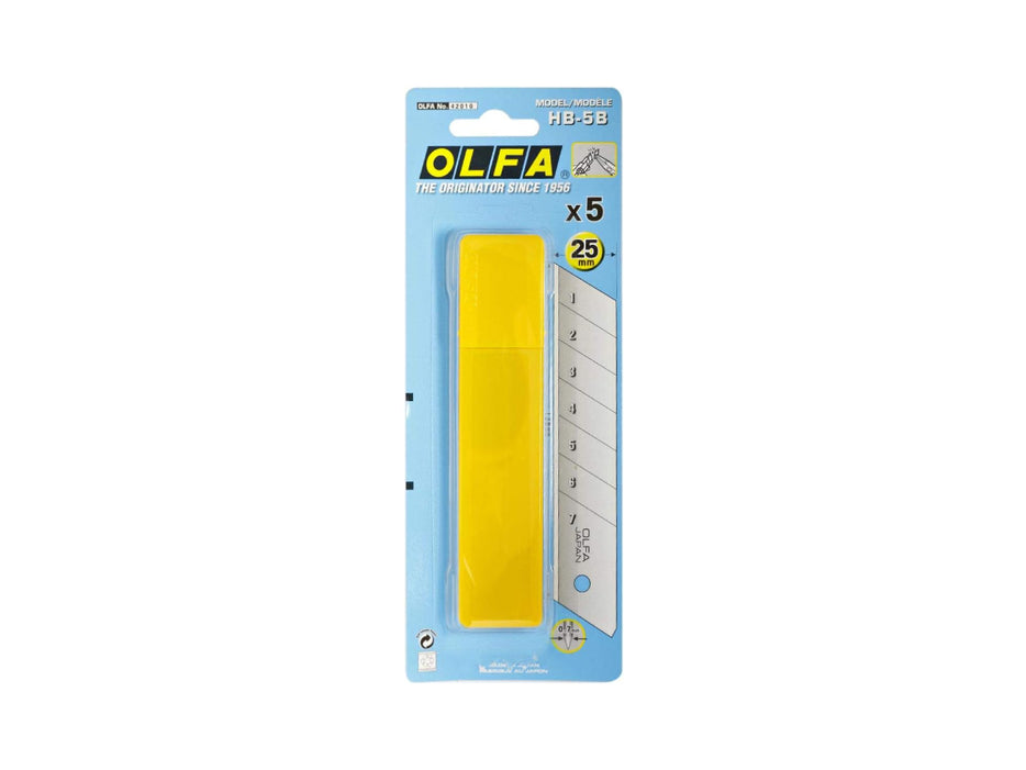 Olfa HB 5B Heavy Duty Spare Blade Fr H-1, (Pack of 5)