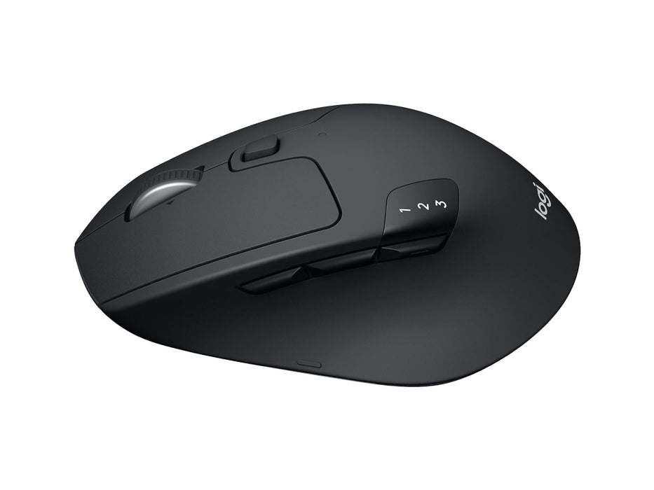 Logitech M720 Triathlon Multi-Computer Wireless Mouse, Black