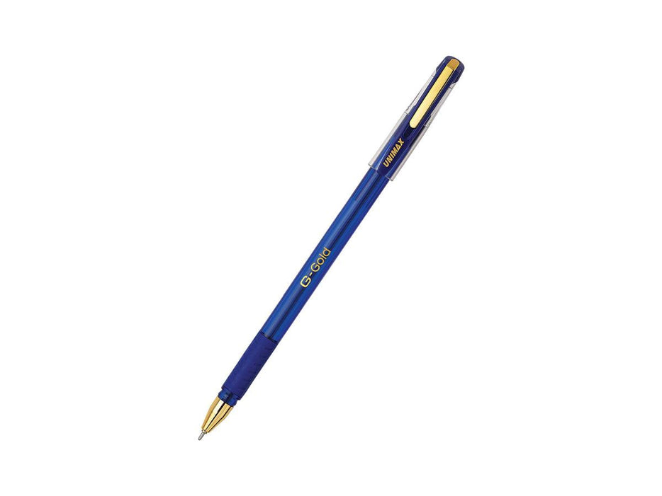 Unimax GIGIS G-Gold 0.7mm Ballpoint Pen, 50pcs/box ( Blue ) - Altimus