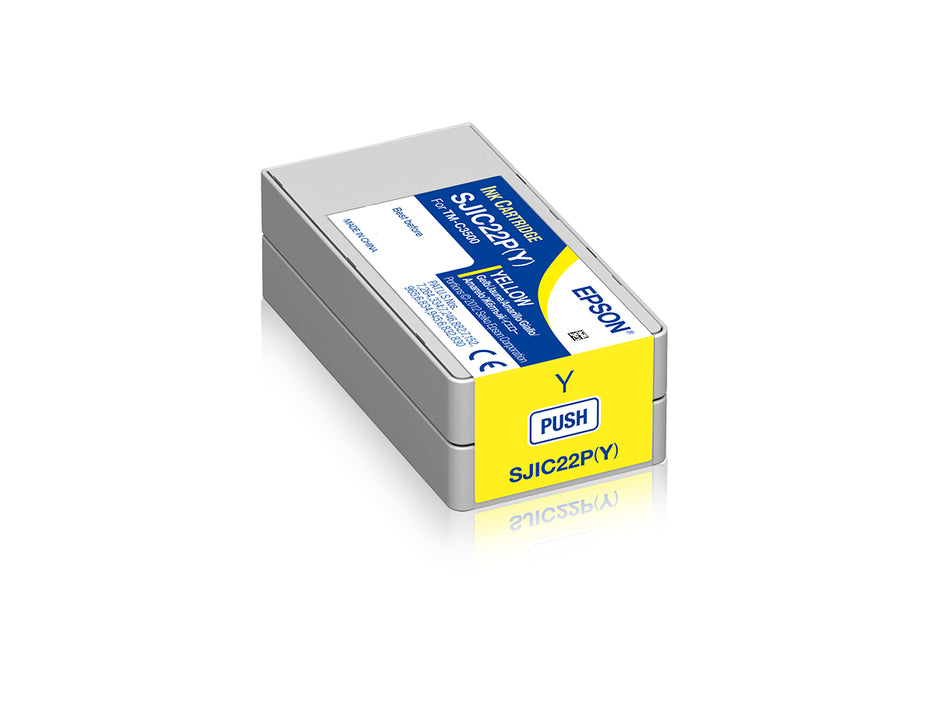 Epson TM-C3500 Yellow Ink Cartridge SJIC22P(Y)