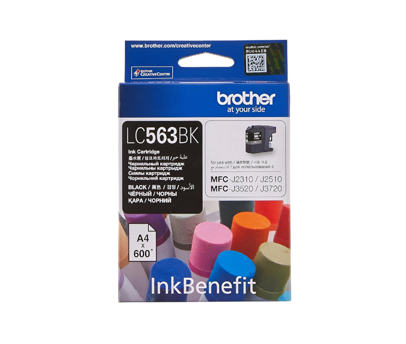 Brother LC563 High Yield Black Ink Cartridge (LC-563BK)