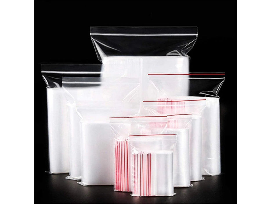 Plastic Zip Lock Bags Clear Poly 5 x 7 Inch (100pcs/pack)