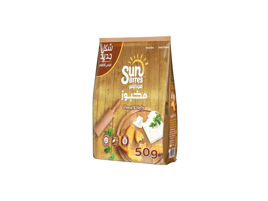 Sunbites Cheese & Herbs 50g