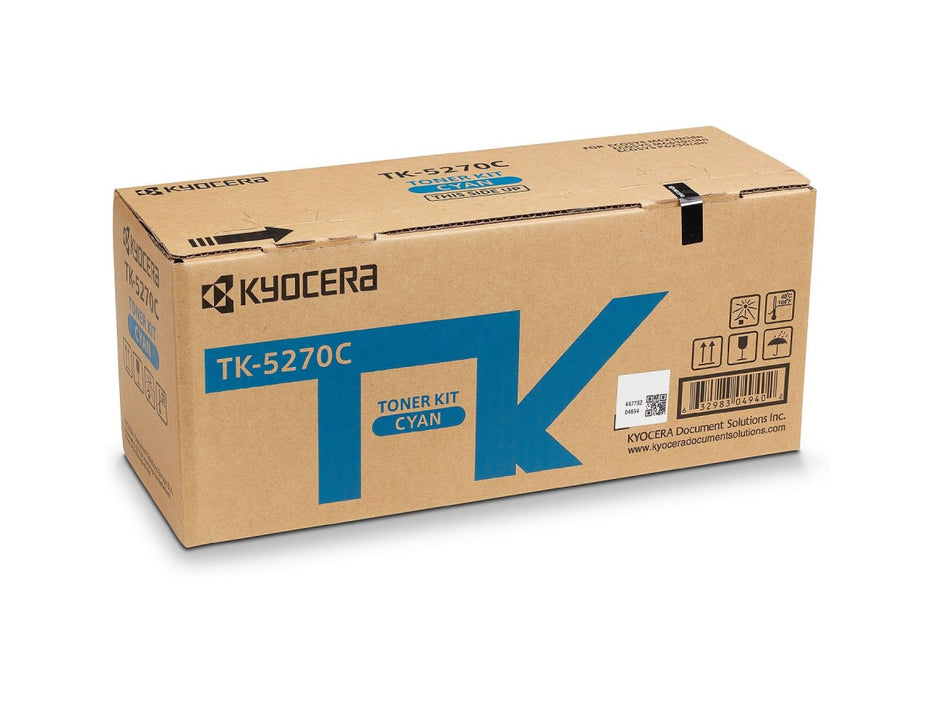 Kyocera TK-5270C Cyan Toner Cartridge