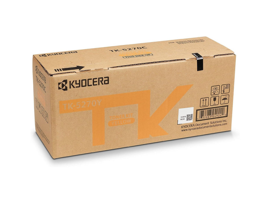 Kyocera TK-5270Y Yellow Toner Cartridge