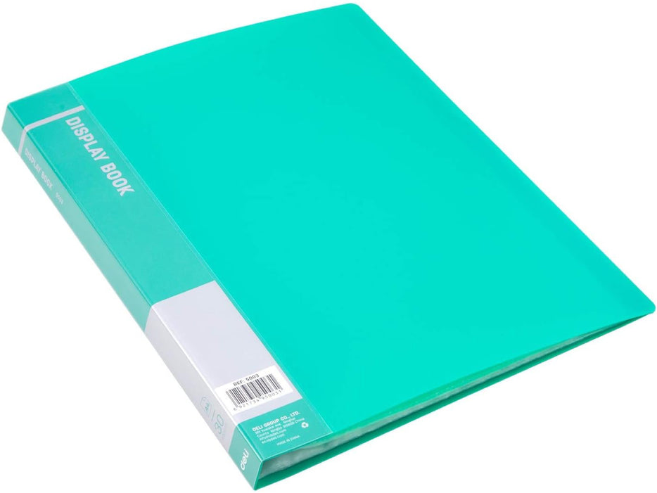 Deli 5003 Clear Book A4 Assorted Colors 30 Pockets