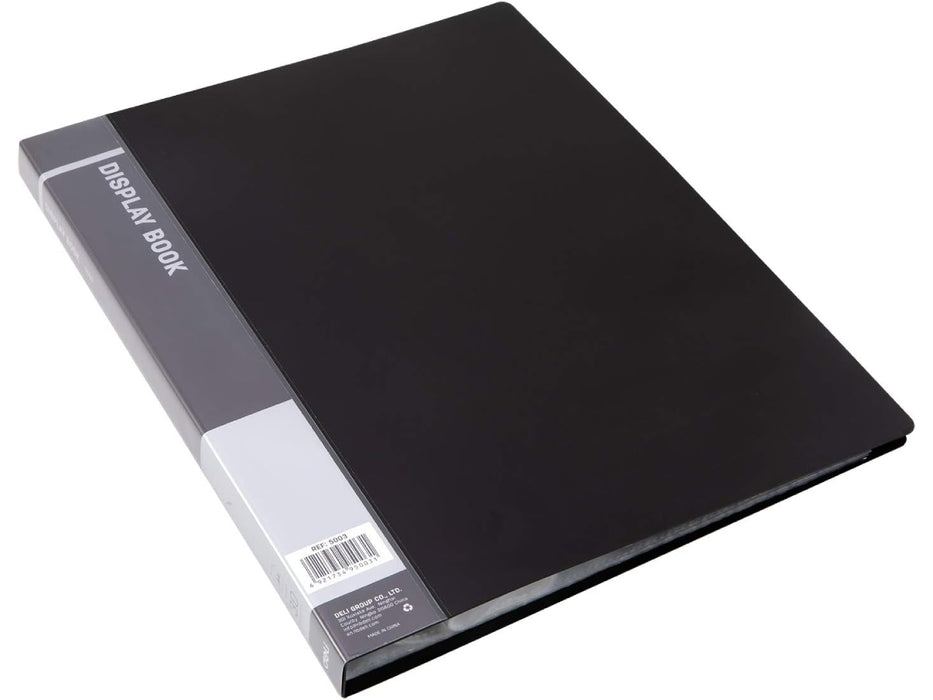 Deli 5003 Clear Book A4 Assorted Colors 30 Pockets