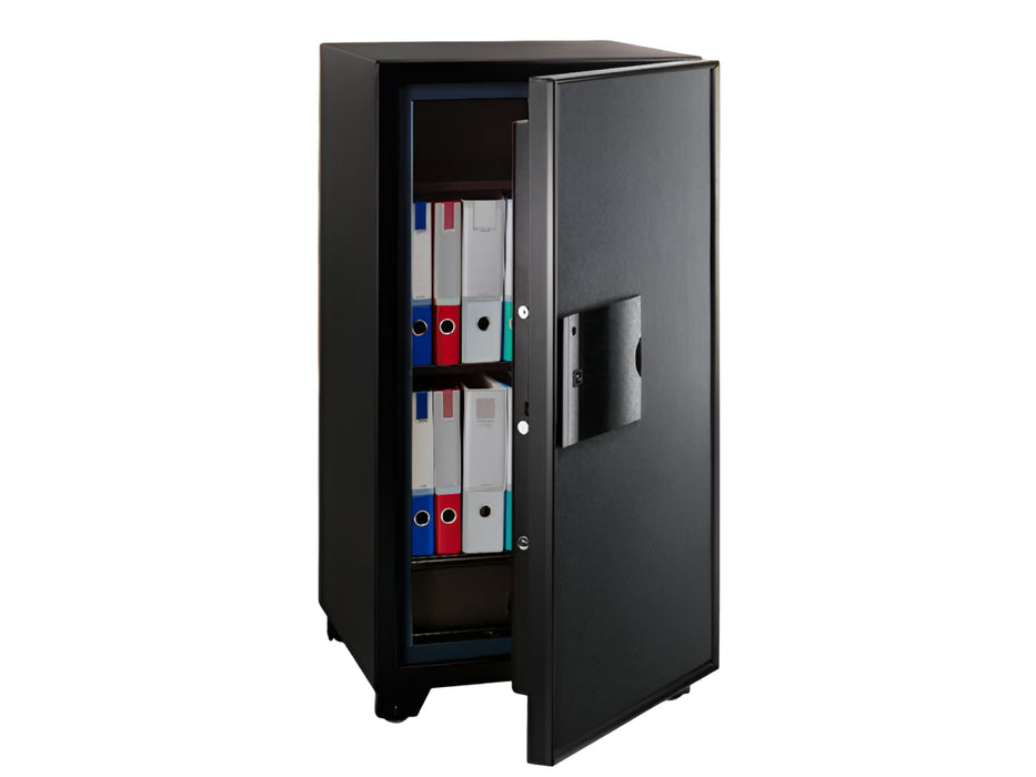 Eagle EGE-120 BB Design Fire Resistant Safe, 1 Digital + 1 Keylock + Fingerprint