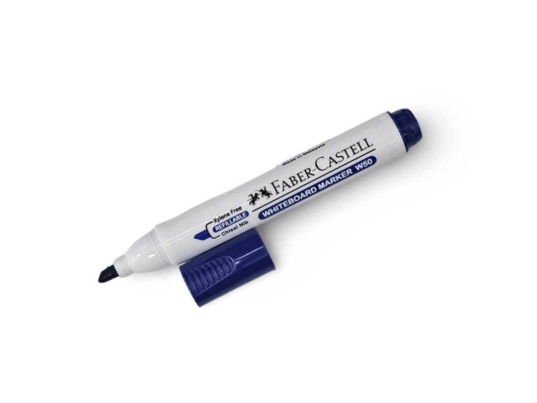 Faber Castell Whiteboard Marker, Chisel Tip, Blue - Altimus