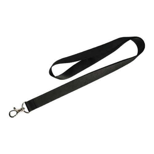 Lanyard 20mm with hook- Black (000267) - Altimus