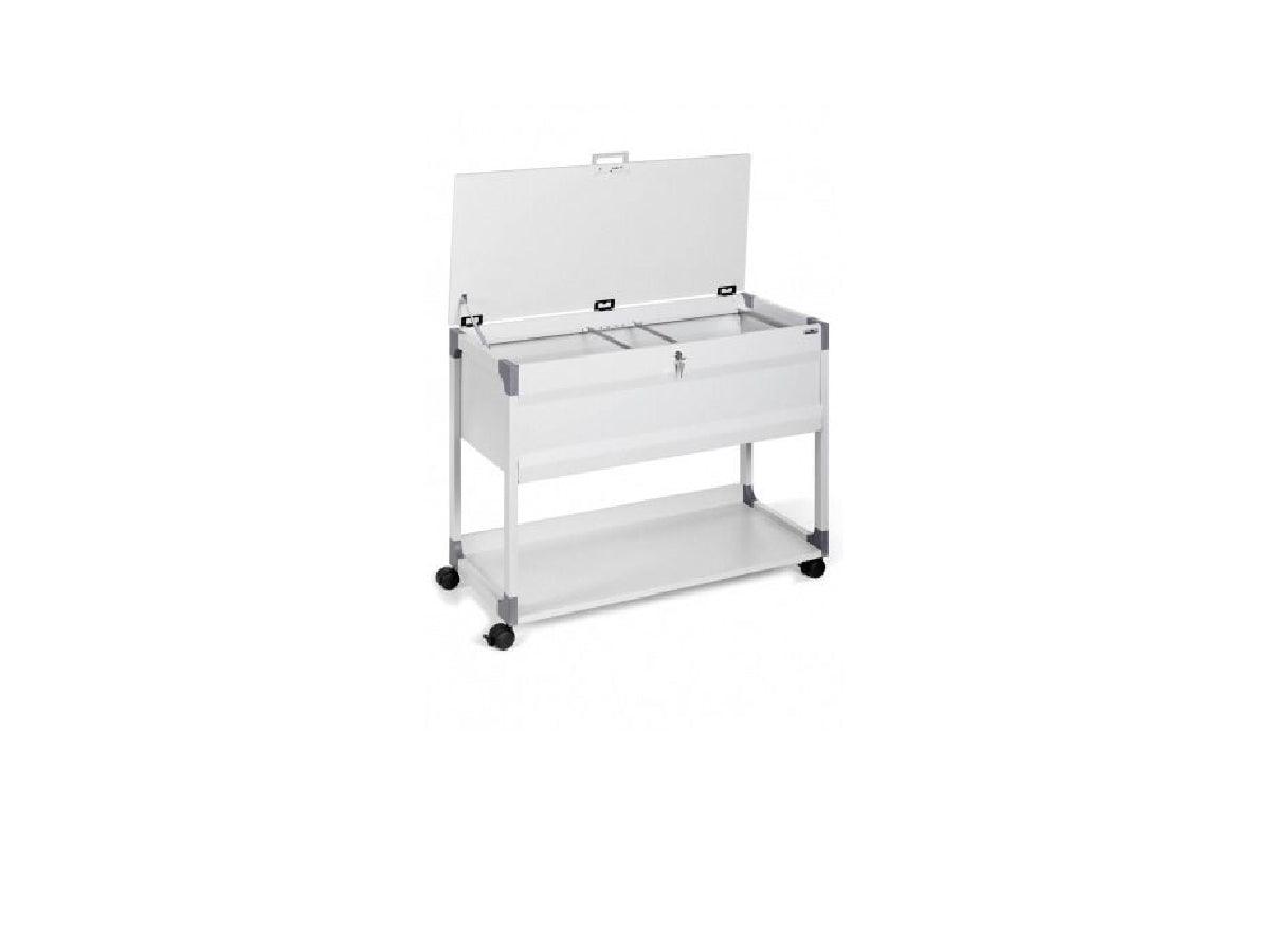 Durable Suspension File Trolley 100 Top, Grey - Altimus