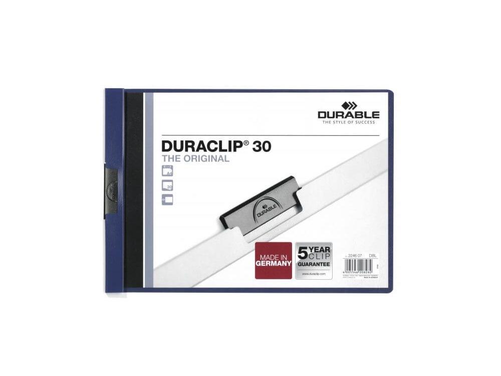 Durable Duraclip 30 Landscape A4, Dark Blue - Altimus