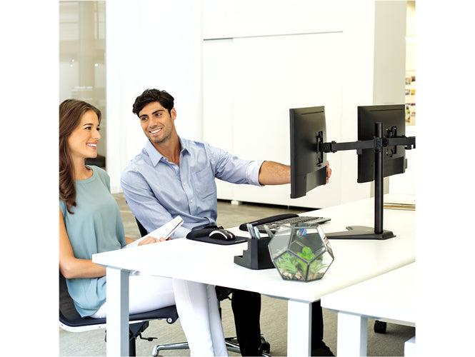 Fellowes Professional Series Freestanding Dual Horizontal Monitor Arm ( 8043701) - Altimus