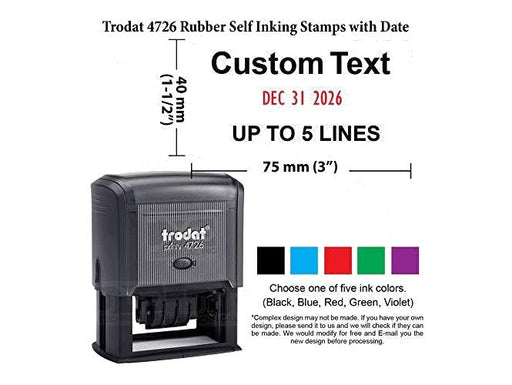 Trodat 5480 - Ink Pad - X-Large Dater Stamp