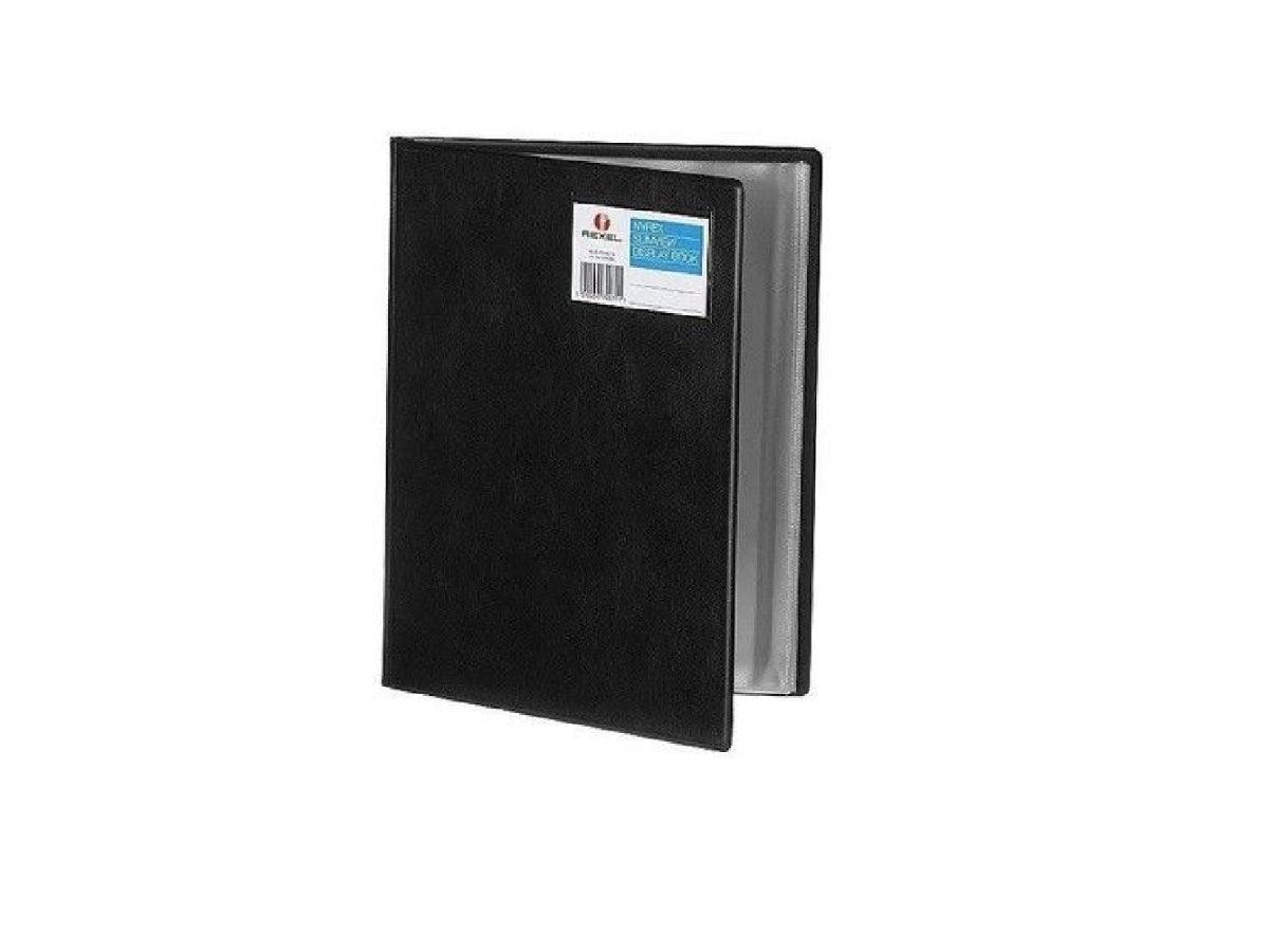 Rexel® A4 Slimview Display Book - 50 Pockets - Black - Altimus