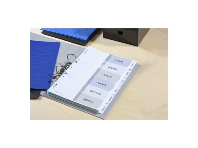 Avery IndexMaker Dividers, 6 Tabs with Clear Tab Labels (01638061) - Altimus