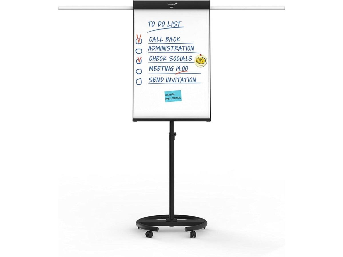 Legamaster Universal Triangle Mobile FlipChart Round Base, Lacquered SteelBoard Surface PART NUMBER: 7-153600 - Altimus