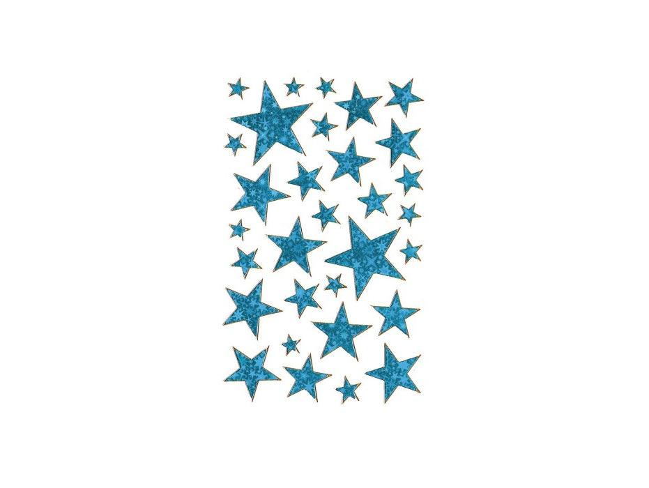 Avery Christmas Stickers - Stars, Effect Foil, Embossed (52259) - Altimus