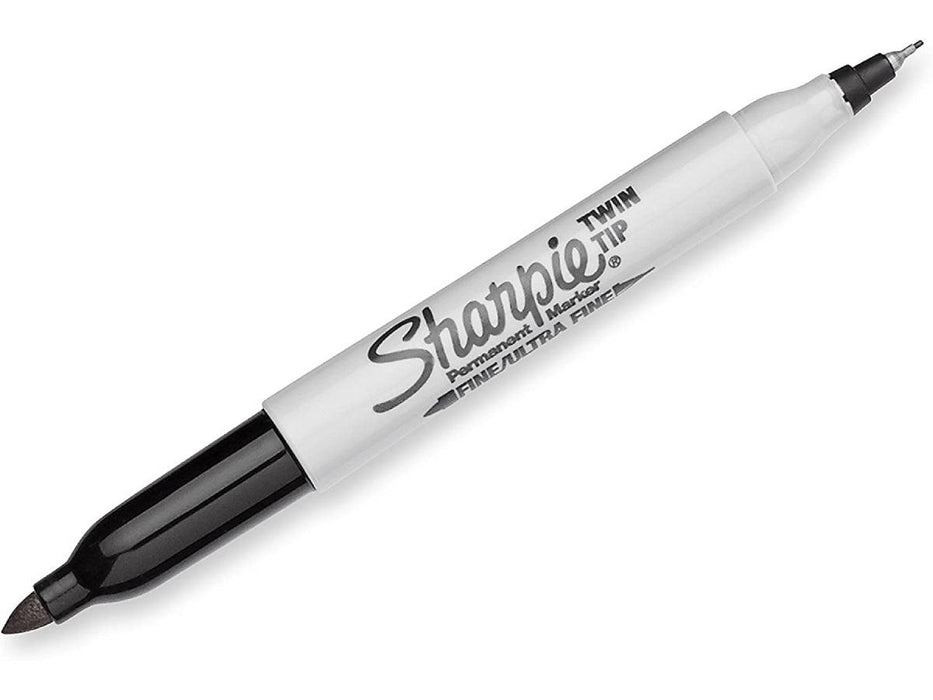 Sharpie Twin Tip Permanent Marker - Black | Dubai & Abu Dhabi, UAE ...