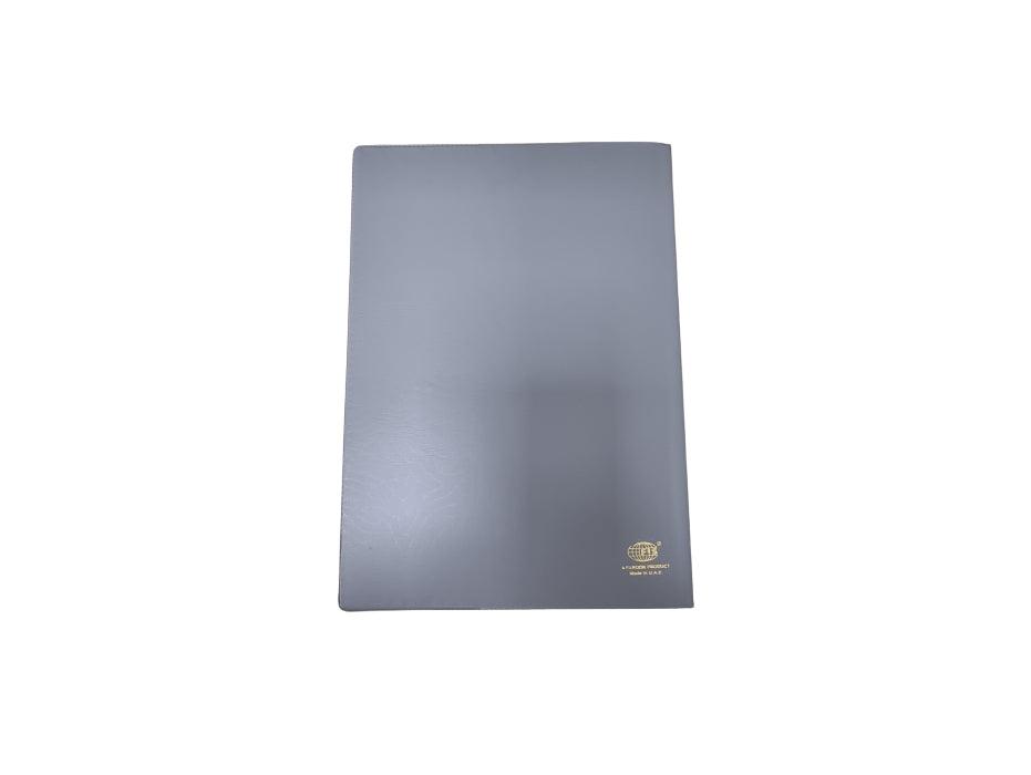 FIS PVC Soft Cover Notebook, Plain, 80 Sheets, A5, Grey - Altimus