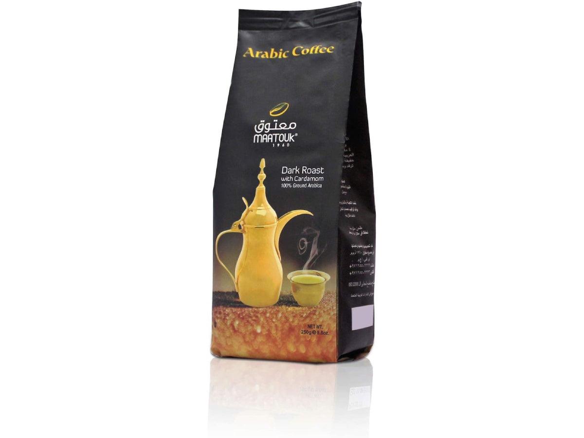 Maatouk Arabic Coffee Dark Roast with Cardamom - 250g - Altimus