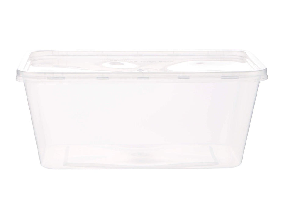 Microwavable Container 1000 ml With Lid - 50 Pieces (MC1000) - Altimus