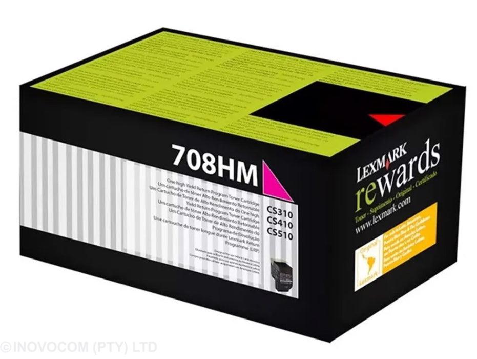 Lexmark 708HM Magenta High Yield Toner Cartridge (70C8HM0) - Altimus