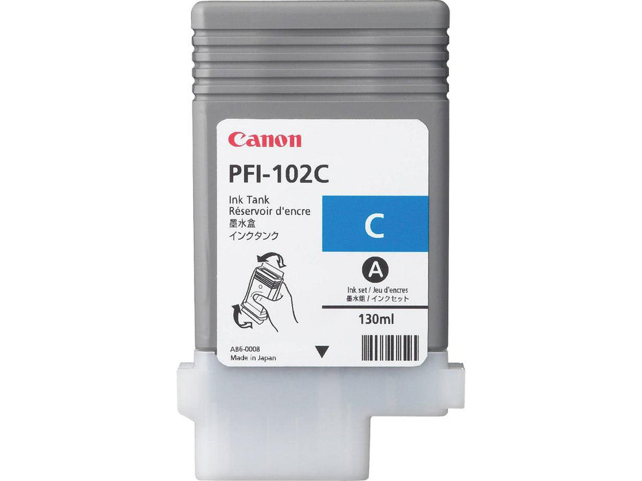 Canon PFI-102 Cyan Original Ink Cartridge (PFI-102C) - Altimus