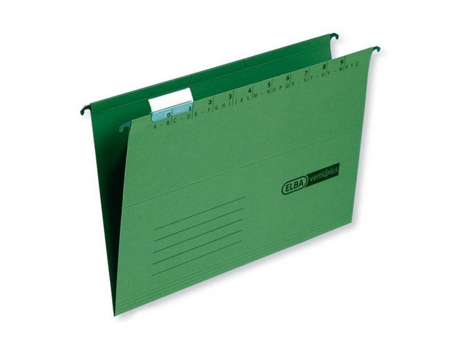 Elba 85922 Suspension File Foolscap PK/50 Green - Altimus