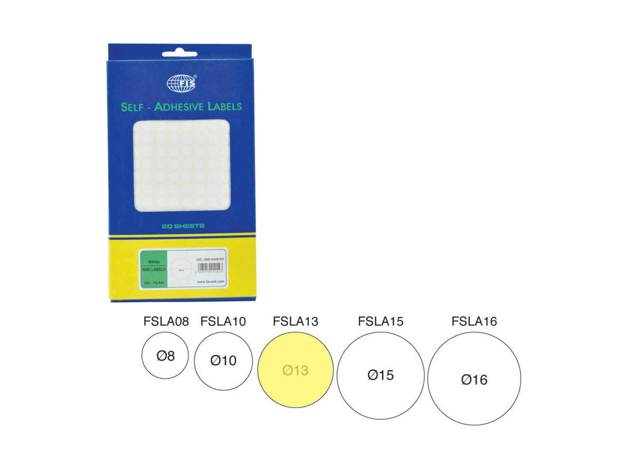 Self Adhesive Labels 13mm (FSLA13) - Altimus