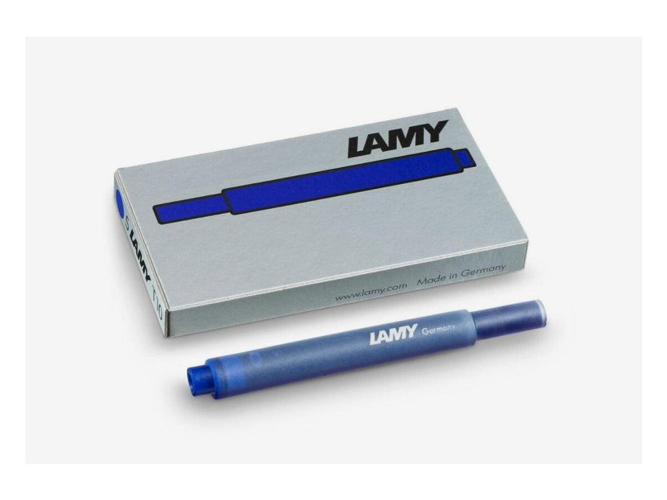 Lamy T10 Fountain Pen Ink Cartridges, Blue (5pcs/pack) - Altimus