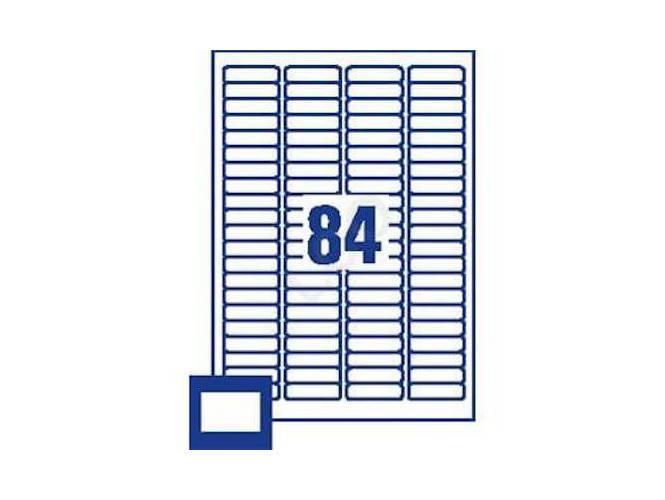 Avery L7656-100 Mini Labels 46 x 11.1mm Laser, Clear Permanent - Altimus