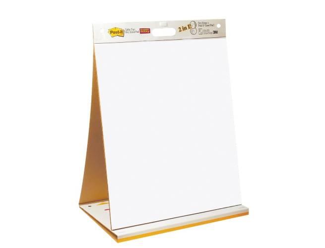 Post-it Super Sticky Portable Tabletop Easel Pad w- Dry Erase Panel, 20x23 Inches, 20 Sheets-Pad, 1 Pad (563DE) - Altimus