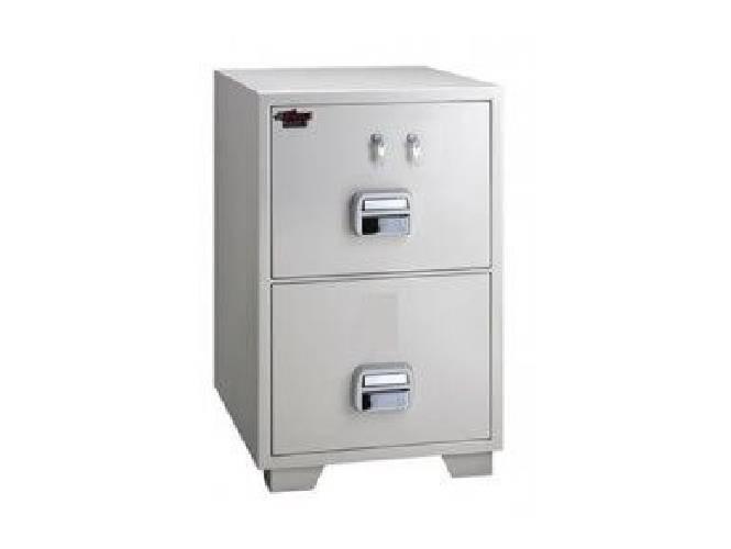 Eagle SF-680-2TKX Fire Resistant Filing Cabinet, 2 Drawers, 2 keys Lock - Altimus