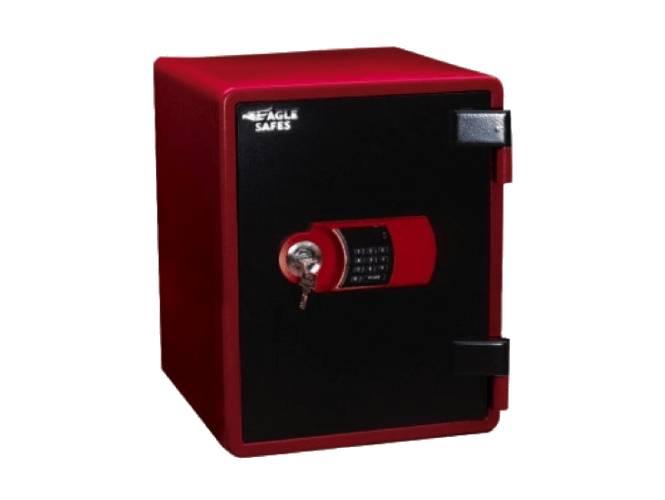 Eagle YES-031DK Fire Resistant Safe, Digital and Key Lock (Red) - Altimus