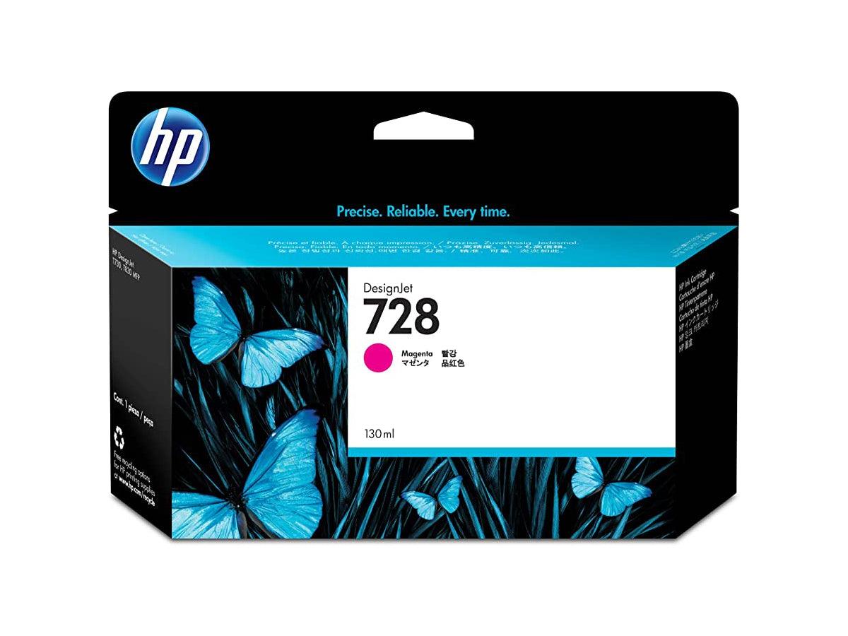 HP 728 Magenta DesignJet Ink Cartridge, 130ml - Altimus