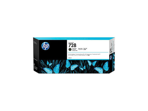 HP 728 Matte Black DesignJet Ink Cartridge, 300ml - Altimus