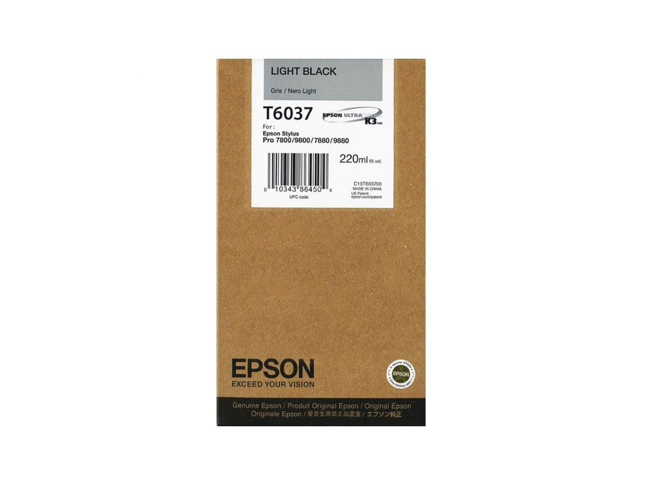 Epson T6037 Light Black Ink Cartridge 220ml - Altimus