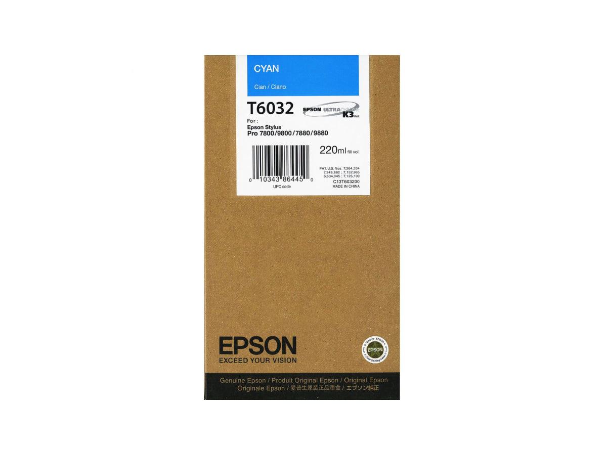 Epson T6032 Cyan Ink Cartridge 220ml - Altimus