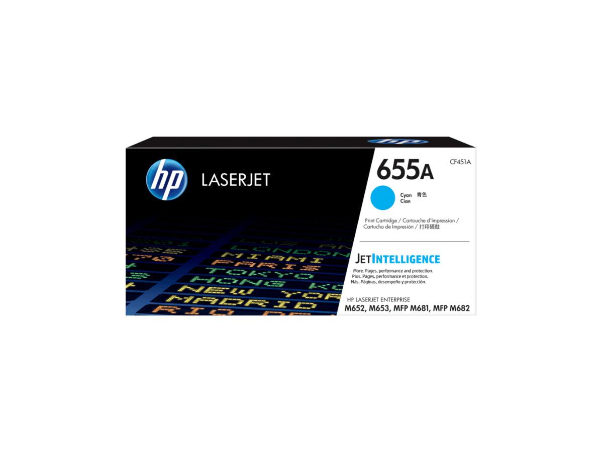 HP 655A Cyan Original LaserJet Toner Cartridge (CF451A) - Altimus