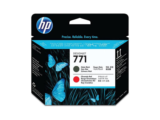 HP 771 Matte Black and Chromatic Red Original Printhead Cartridge (CE017A) - Altimus