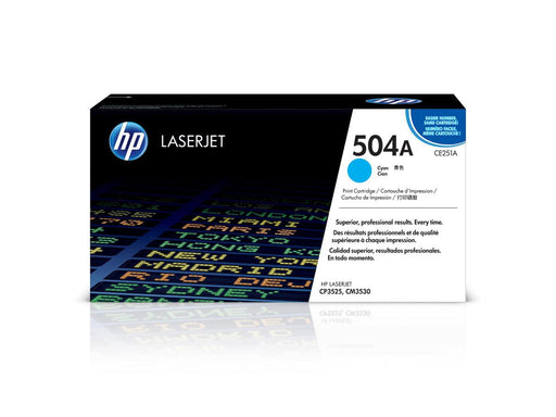 HP 504A Cyan Toner Cartridge (CE251A) - Altimus