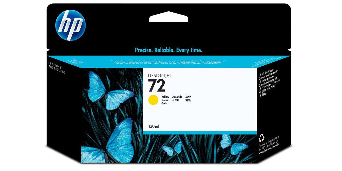 HP 72 Yellow Ink Cartridge 130ml (C9373A) | Dubai & Abu Dhabi, UAE