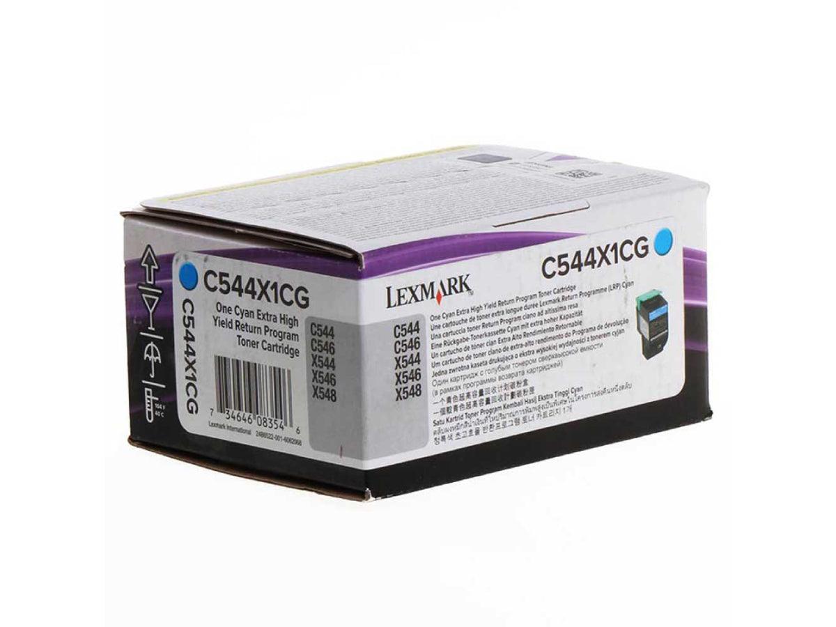 Lexmark C544X1CG Cyan Extra High Yield Toner Cartridge - Altimus