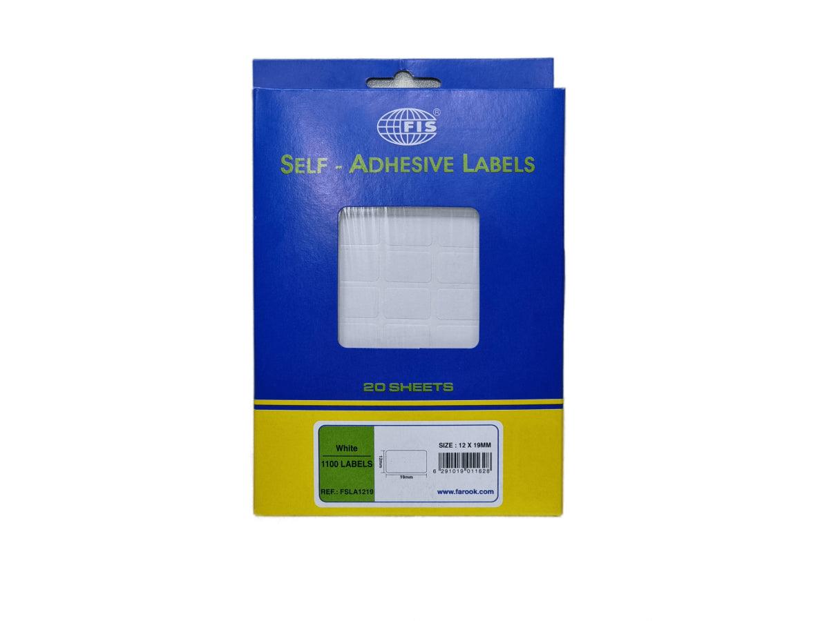 FIS Labels, 12x19mm, 20Sheets/Box [FSLA1219] - Altimus