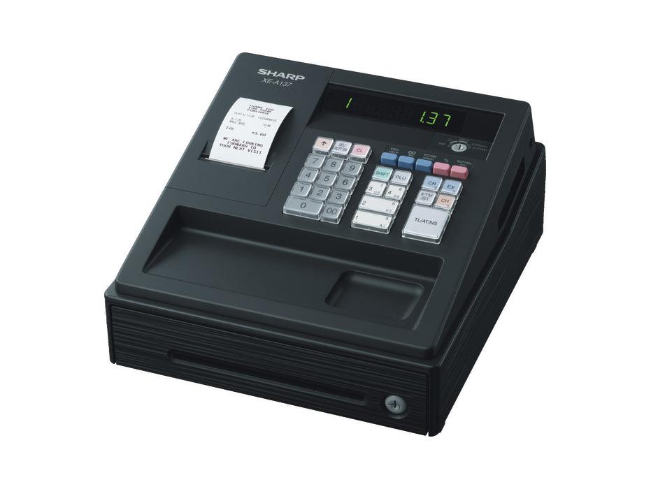 Sharp XE-A137 Entry Level Cash Register with LED Display - BLACK - Altimus